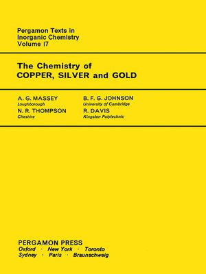 cover image of Pergamon Texts in Inorganic Chemistry